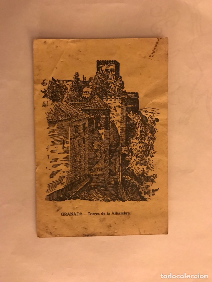 Postales: GRANADA. Postal TORRES DE LA ALHAMBRA (h.1910?) - Foto 1