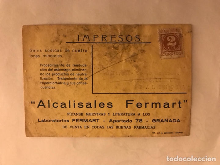 Postales: GRANADA. Postal TORRES DE LA ALHAMBRA (h.1910?) - Foto 2