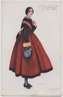 Cartes Postales: POSTAL DE PUBLICIDAD. EL JABON HENO DE PRAVIA. PERFUMERIA GAL. BADAJOZ N&ordm; 7   P-PUB-307
