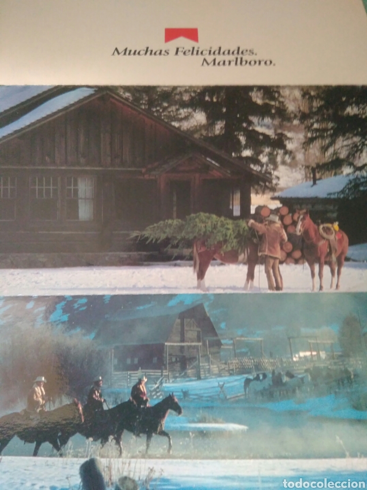 Postales: 5 POSTALES FELICIDADES PUBLICIDAD MARBORO.ver fotos