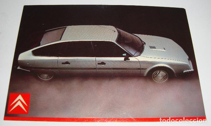Postales: (ALB-TC-21) TARJETA POSTAL PUBLICITARIA CITROEN CX GTI  I TURBO  COLECCION 1985