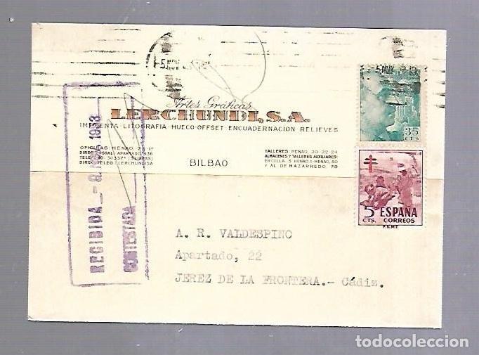 Postkarten: TARJETA POSTAL PUBLICITARIA. LERCHUNDI. ARTES GRAFICAS. 1953