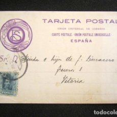 Postales: POSTAL PUBLICITARIA. PUBLICIDAD IMPRESA. EDITOR SEIX, BARCELONA. CIRCULADA, VITORIA. 1925