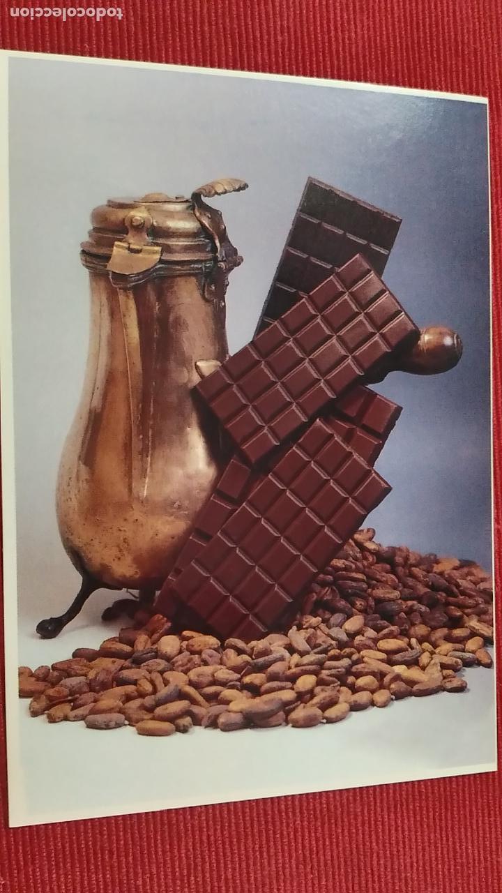 Postkarten: MUSEO DEL CHOCOLATE. BIARRIZ. FRANCIA. CHOCOLATE HENRIET. ESCULTURA DE CHOCOLATE SERGE COUZIGOU.