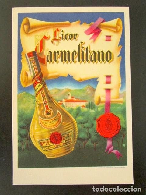 Postales: POSTAL PUBLICITARIA. LICOR CARMELITANO. - Foto 1