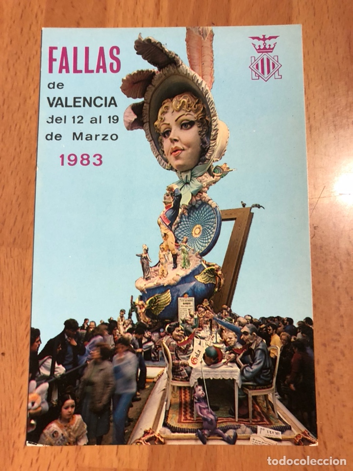 Postales: Tarjeta postal fallas de valencia 1983 - Foto 1