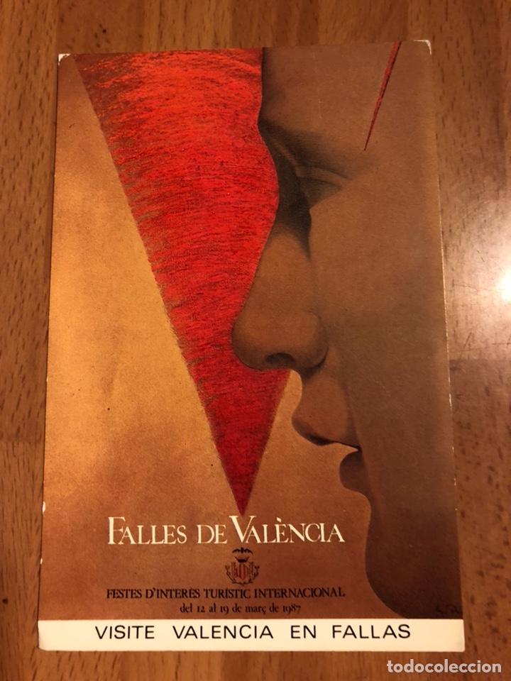 Postales: Tarjeta postal fallas de valencia 1987 - Foto 1