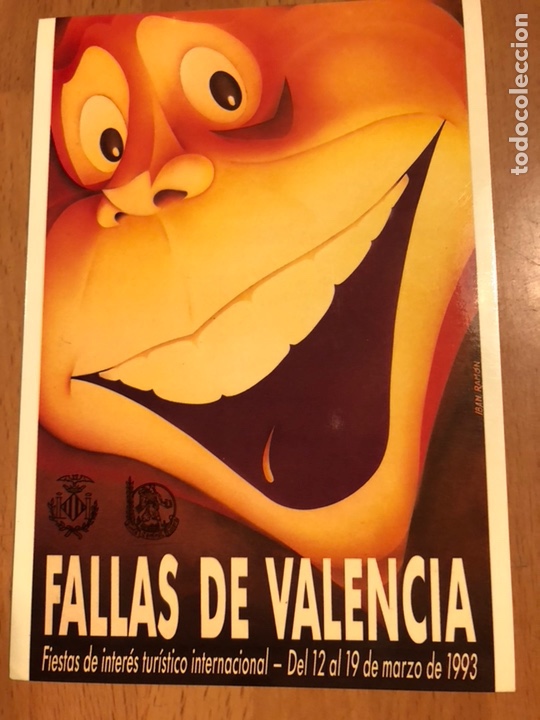 Postales: Tarjeta postal fallas de valencia 1993 - Foto 1