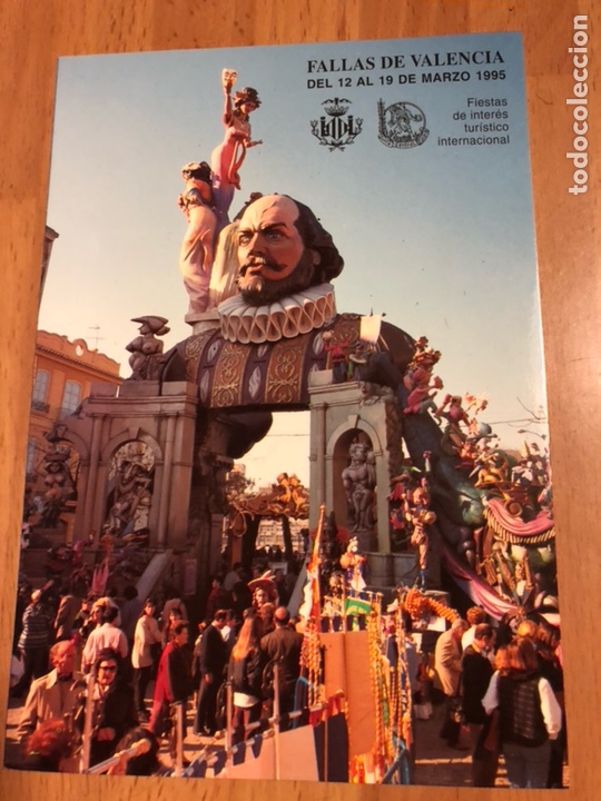Postales: Tarjeta postal fallas de valencia 1995 - Foto 1