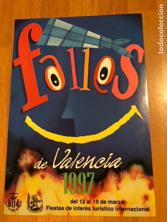 Postales: Tarjeta postal fallas de valencia 1997 - Foto 1