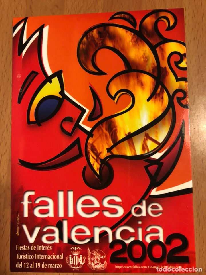 Postales: Tarjeta postal fallas de valencia 2002 - Foto 1
