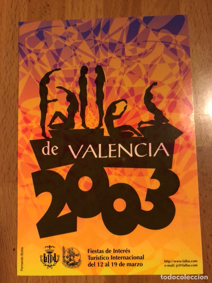 Postales: Tarjeta postal fallas de valencia 2003 - Foto 1