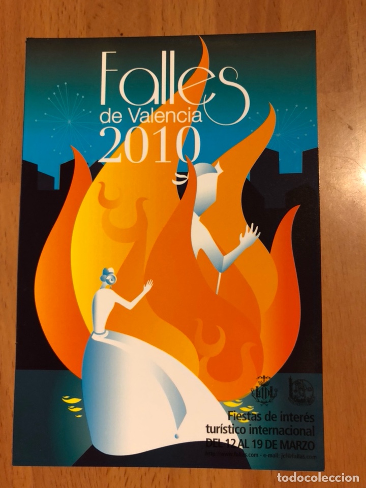 Postales: Tarjeta postal fallas de valencia 2010 - Foto 1