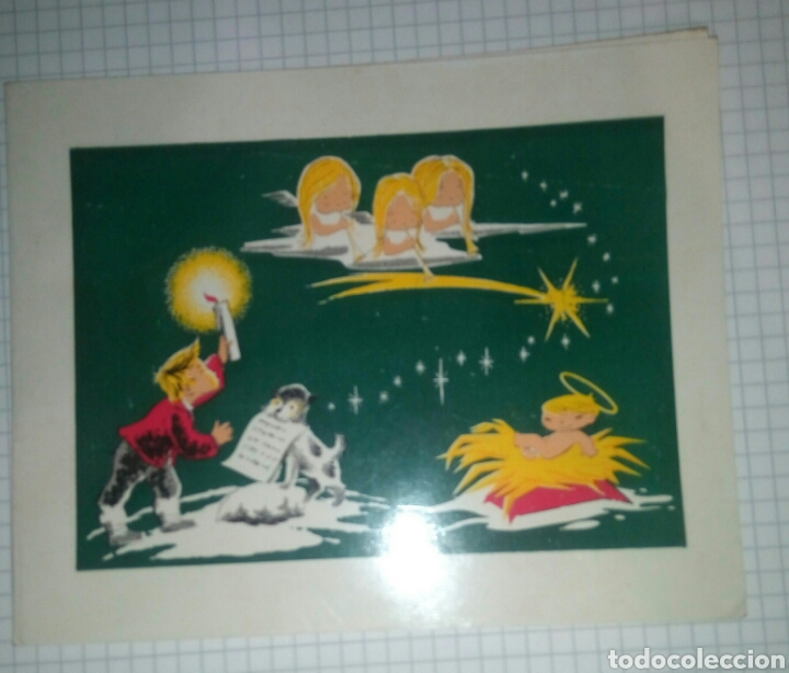 Postales: Postal navidad discos Columbia - Foto 1