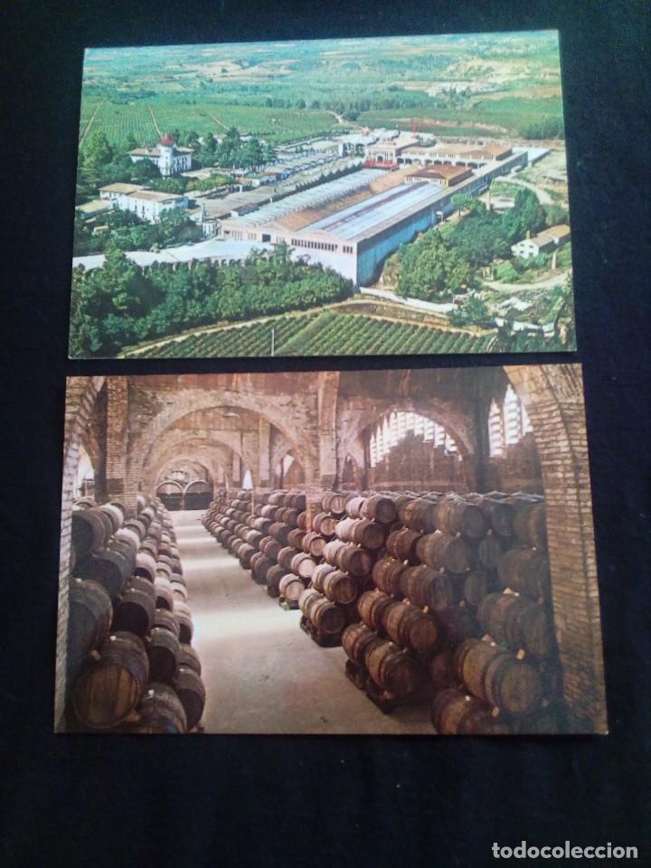 Postales: Cinco postales promocionales cavas codorniu - Foto 2