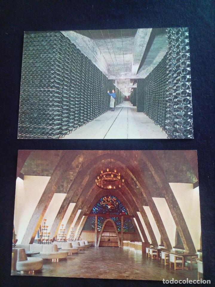 Postales: Cinco postales promocionales cavas codorniu - Foto 3