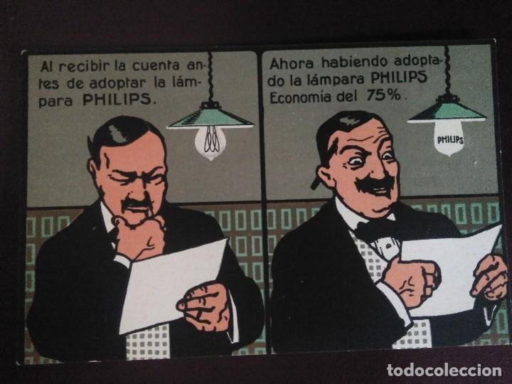 Postales: L&aacute;mpara PHILIPS. SIN CIRCULAR. - Foto 1