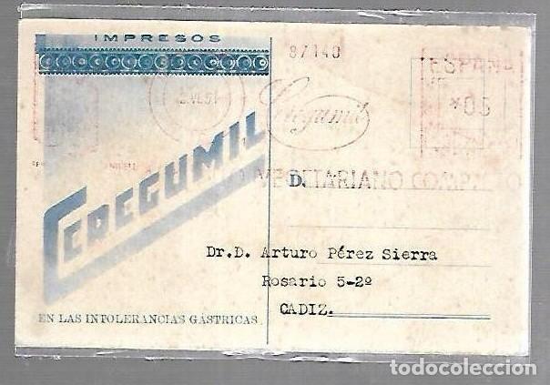 Postales: TARJETA POSTAL PUBLICITARIA. CEREGUMIL. INTOLERANCIAS GASTRICAS. VER DORSO