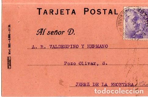 Postais: TARJETA POSTAL PUBLICITARIA. COMPA&Ntilde;IA NACIONAL DE LOS FERROCARRILES DEL OESTE DE ESPA&Ntilde;A. 1941.