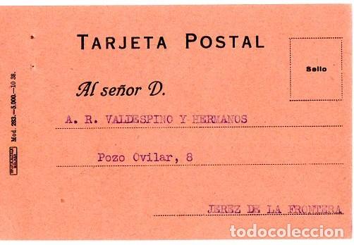 Postais: TARJETA POSTAL PUBLICITARIA. COMPA&Ntilde;IA NACIONAL DE LOS FERROCARRILES DEL OESTE DE ESPA&Ntilde;A. 1941.