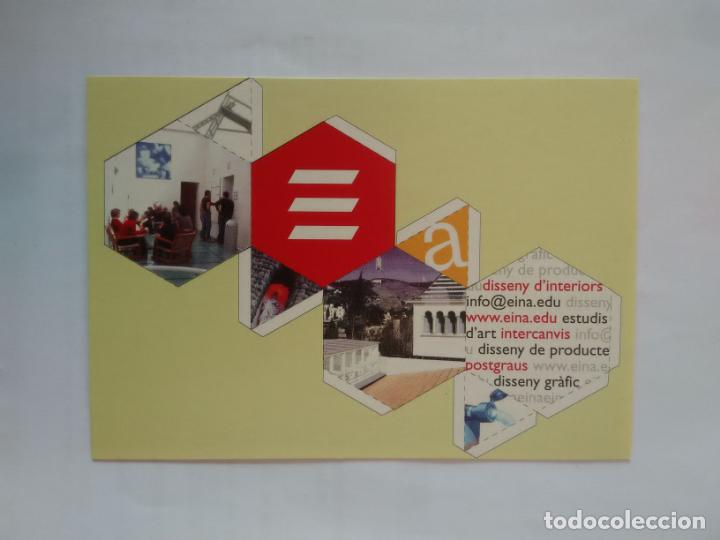 Postales: POSTAL PUBLICIDAD EINA, ESCOLA DE DISSENY I ART - GRADUAT SUPERIOR EN DISSENY 2002-2003 (EN CATAL&Aacute;N)