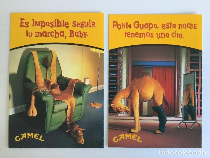 Postales: Lote 2 postales publicitarias de tabaco Camel - Foto 1
