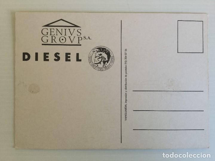 Postales: Postal publicitaria de la marca Diesel - Foto 2