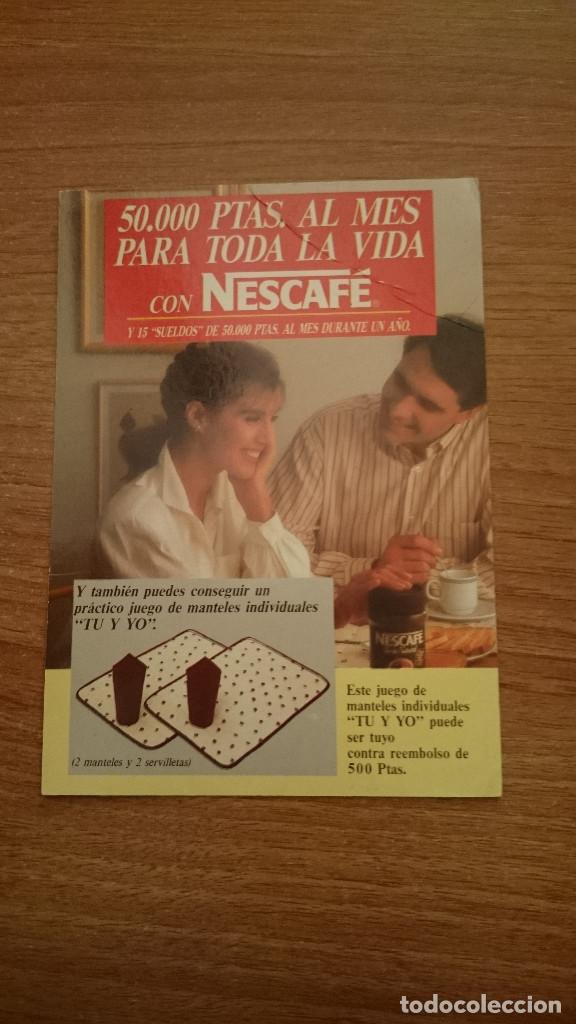 Cartoline: POSTAL NESCAFE PUBLICIDAD