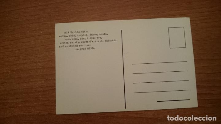 Postales: POSTAL MIX KAHLUA WITH SIN CIRCULAR - Foto 2