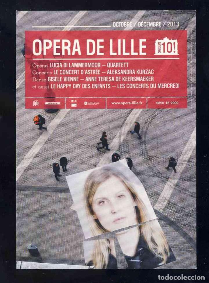 Postales: Postal publicitaria Opera de Lille - Foto 1