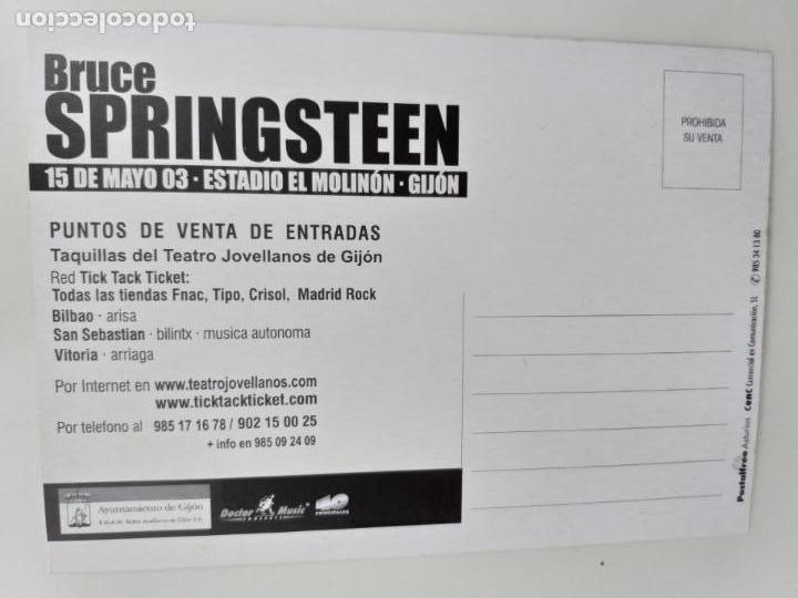 Postales: Postal publicitaria Bruce Springsteen. Estadio El Molin&oacute;n 2003 - Foto 2