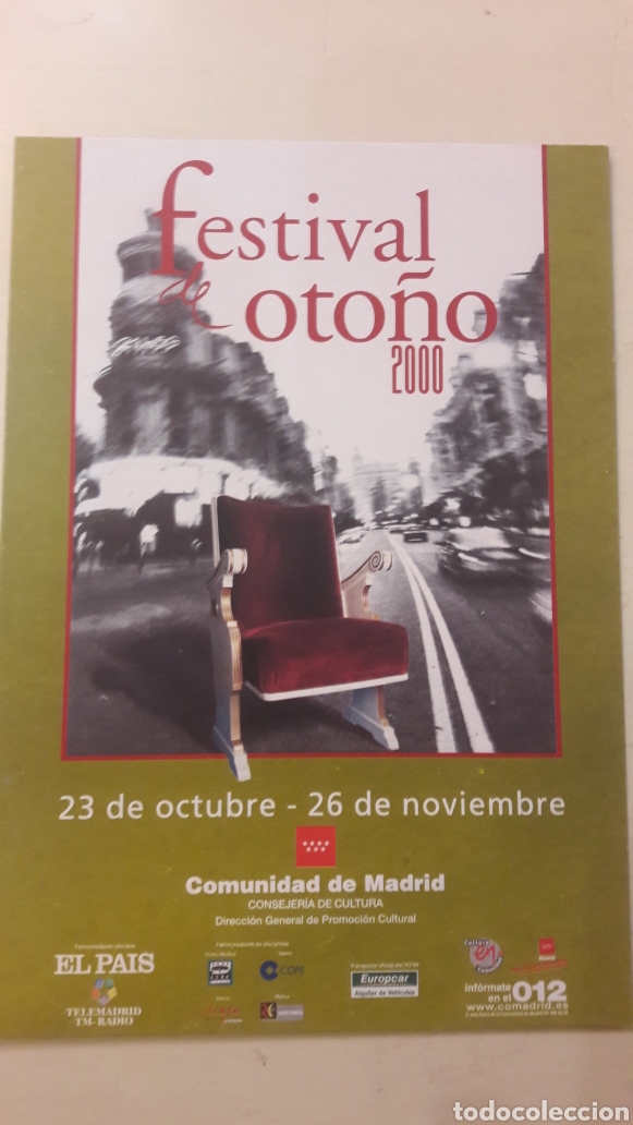 Postales: Festival oto&ntilde;o 2000 comunidad Madrid - Foto 1