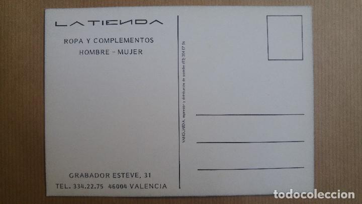 Postales: POSTAL PUBLICIDAD LA TIENDA ROPA COMPLEMENTOS, VALENCIA. - Foto 2