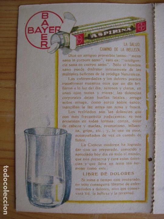 Postales: LIBRITO BAYER - COLECCION COMPLETA MUJERES ESPA&Ntilde;OLAS - Foto 3