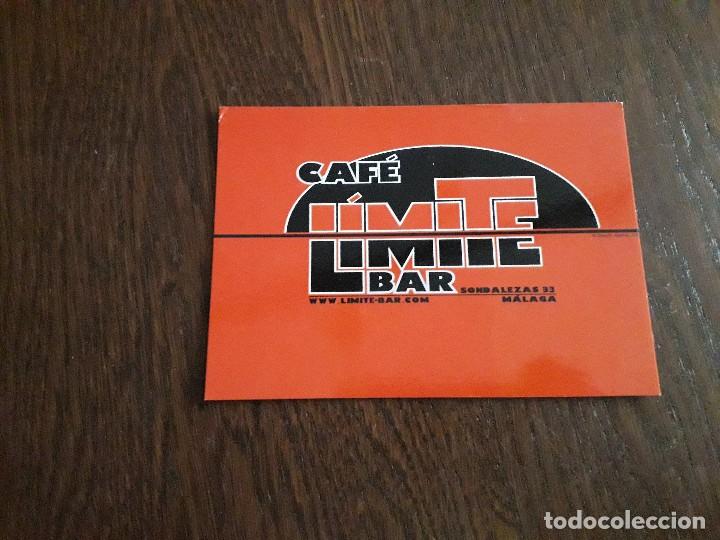 Postkarten: postal de publicidad caf&eacute; l&iacute;mite bar, M&aacute;laga. postalfree.