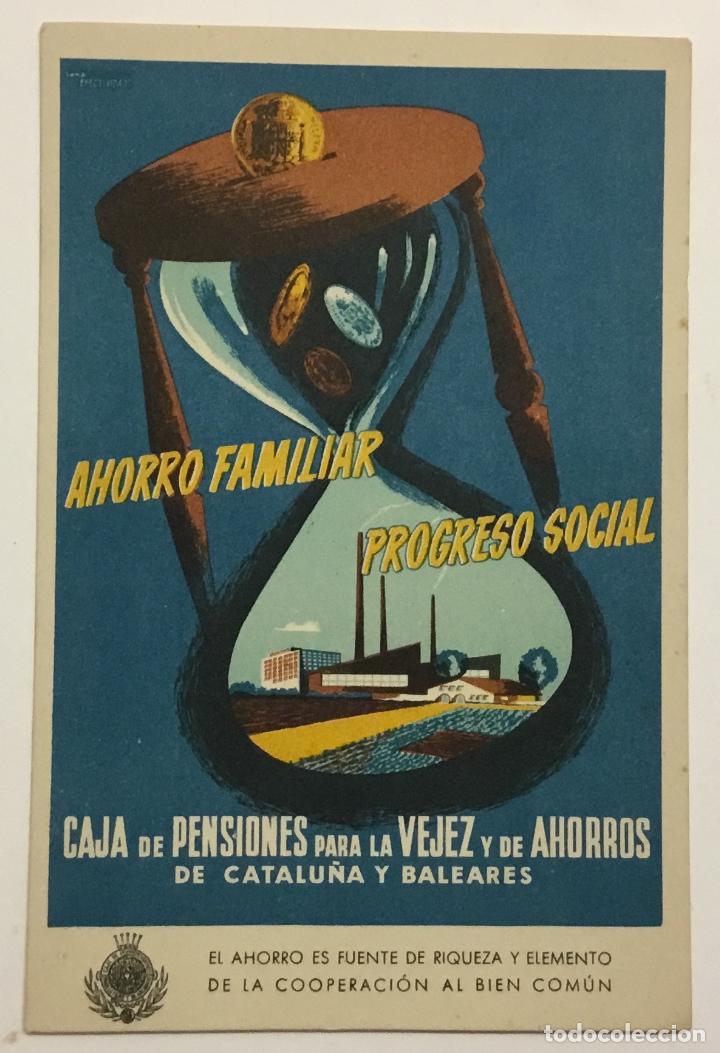 Postales: CAJA DE PENSIONES PARA LA VEJEZ Y DE AHORROS DE CATALU&Ntilde;A Y BALEARES.