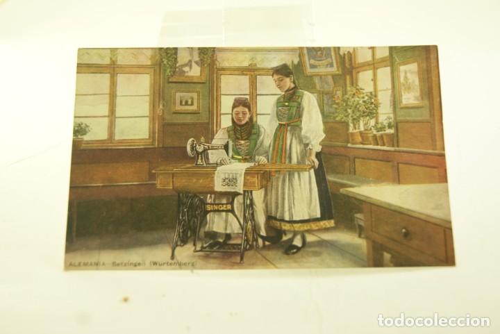 Postales: POSTAL PUBLICITARIA SINGER ORIGINAL SIN CIRCULAR - Foto 1