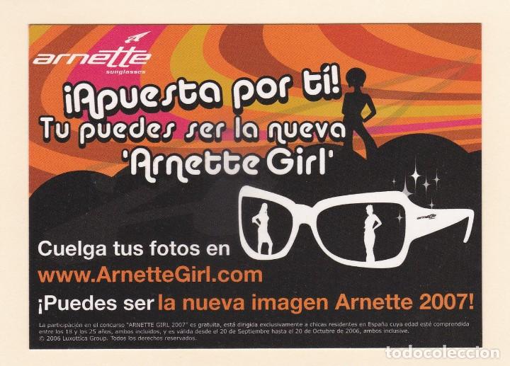 Postales: POSTAL PUBLICITARIA GAFAS ARNETTE - POSTALFREE - Foto 1