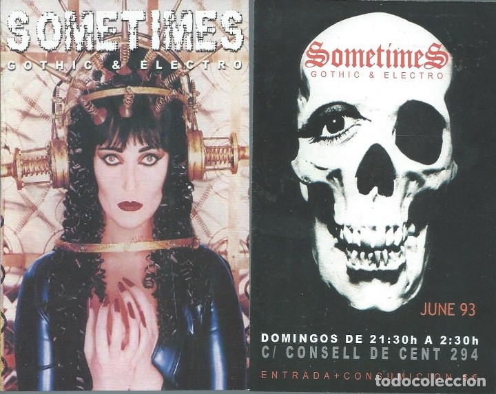 Postales: SOMETIMES, GOTHIC & ELECTRO. BCN - Foto 1
