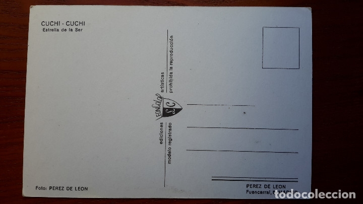 Postales: Lote de cuatro postales de Cuchi - Cuchi - Estrella de la Ser - Foto 10