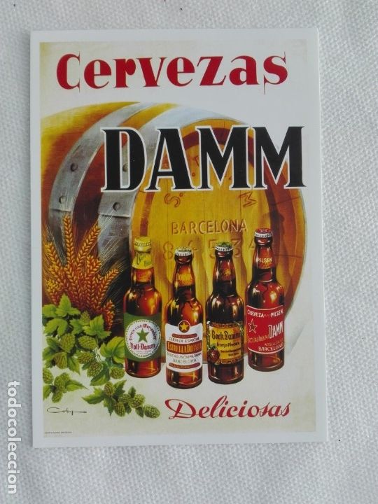 Postcards: POSTAL NUEVA - EDICIONES AM 3216 - CERVEZA DAMM