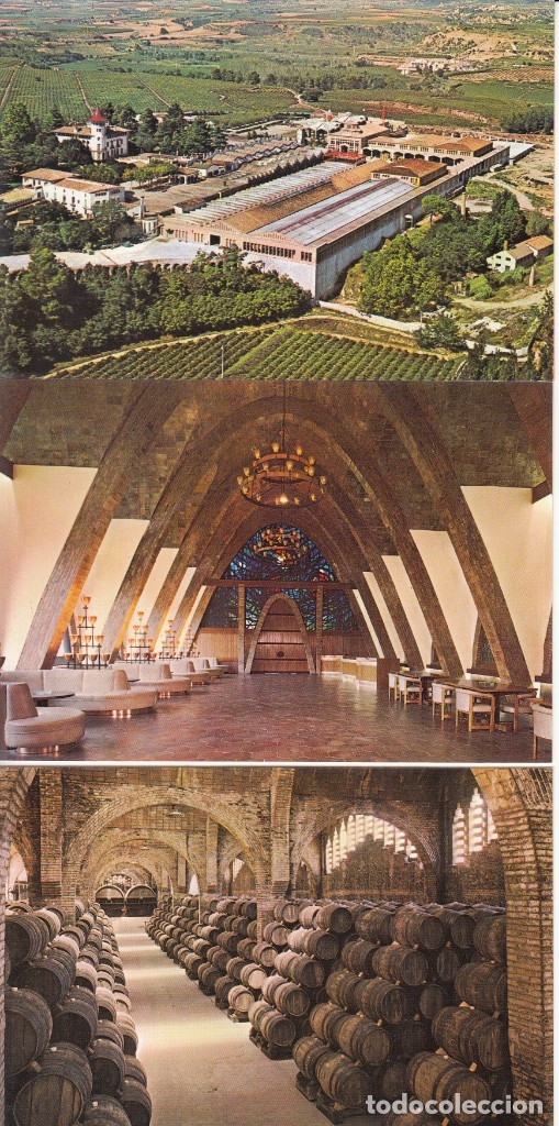 Postales: CAVAS CODORNIU ( 9 POSTALES SIGLO XX ) - Foto 2