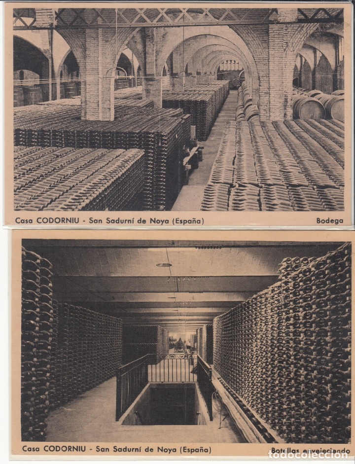 Postales: CAVAS CODORNIU ( 4 POSTALES SIGLO XX ) - Foto 2