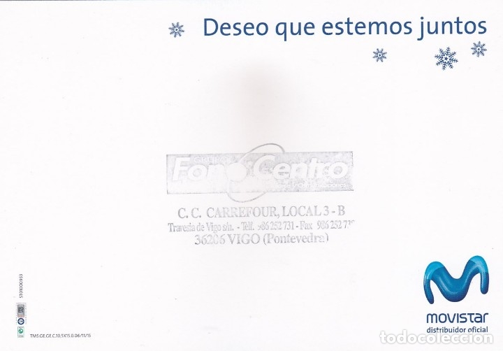 Postales: POSTAL PUBLICITARIA MOVISTAR - Foto 2