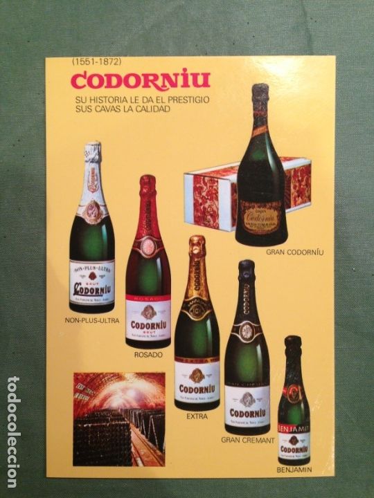Postales: PUBLICIDAD CODORNIU - POSTAL - 1976 - - Foto 2
