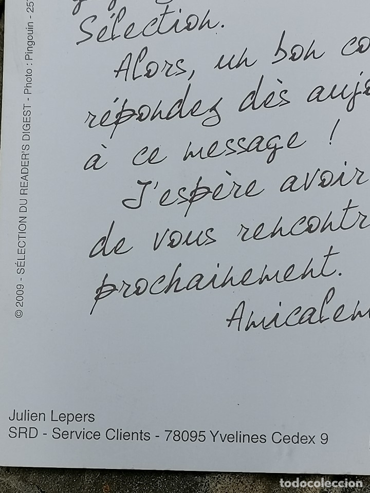 Postales: Postal Francesa Julien Cepers - Foto 4