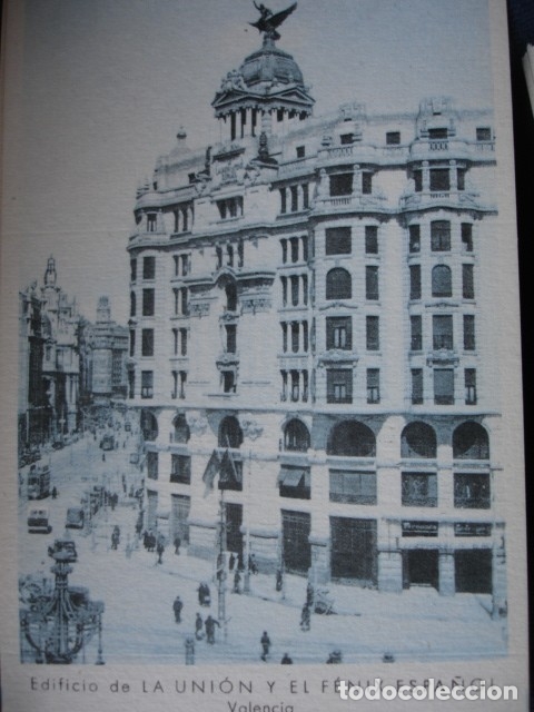 Postales: VALENCIA EDIFICIO DE SEGUROS LA UNION Y EL FENIX ESPA&Ntilde;OL S/C - Foto 1
