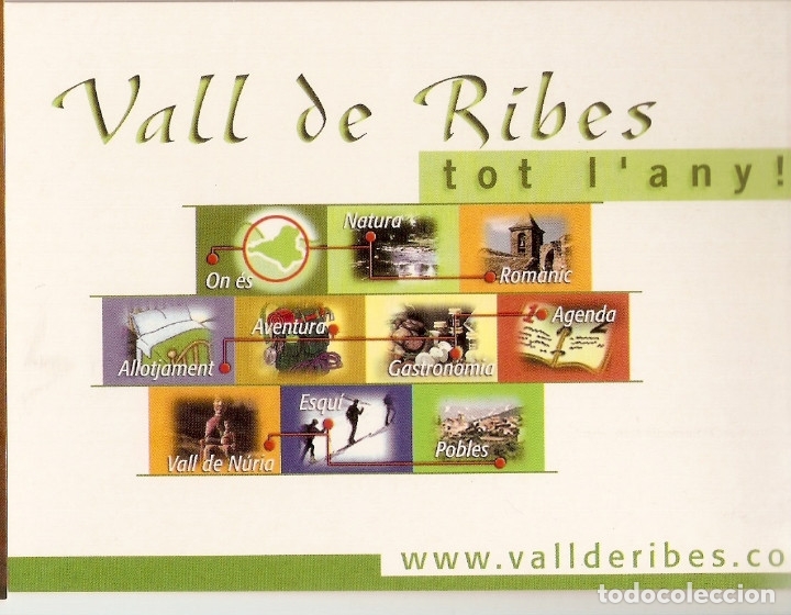Postales: POSTAL PUBLICITARIA VALL DE RIBES - Foto 1