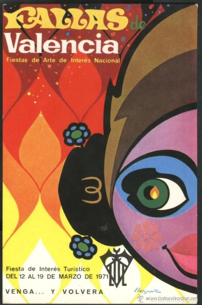 Postales: FALLAS VALENCIA 1971 - Foto 1