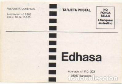 Postales: TARJETA POSTAL. RESPUESTA COMERCIAL. EDITORIAL EDHASA   P-RESP-327